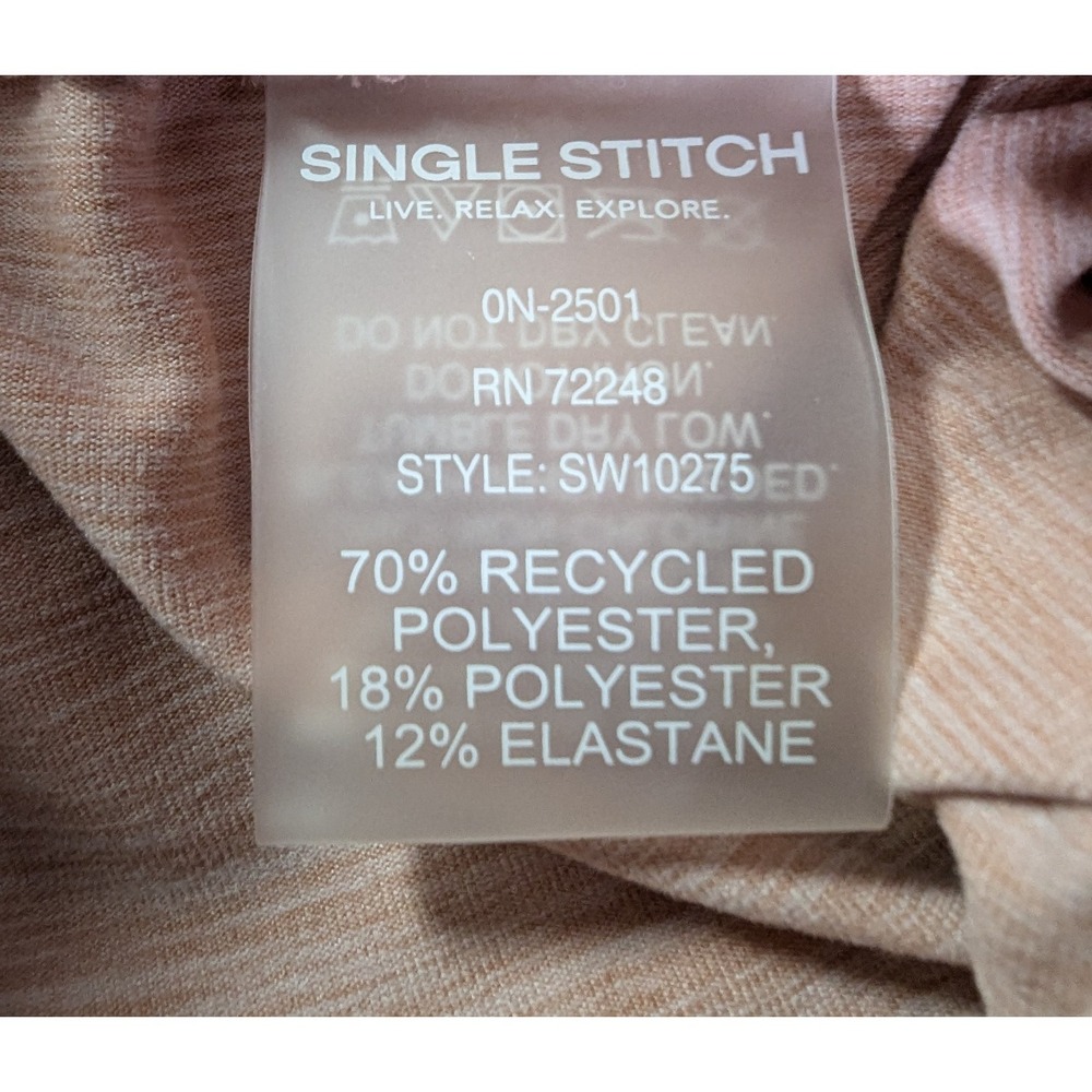 Single Stitch Everyday Lightweight Jogger Women's Sz Large Heather Pink Pockets - Picture 7 of 9